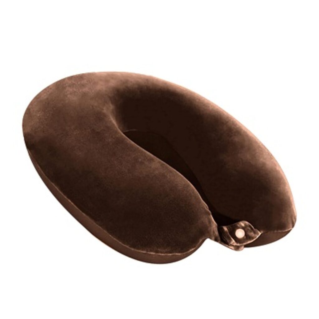 Billebon Extra Soft Memory Foam Luxury Travel Neck Support Rest Pillow with Soft Washable & Removable Cover