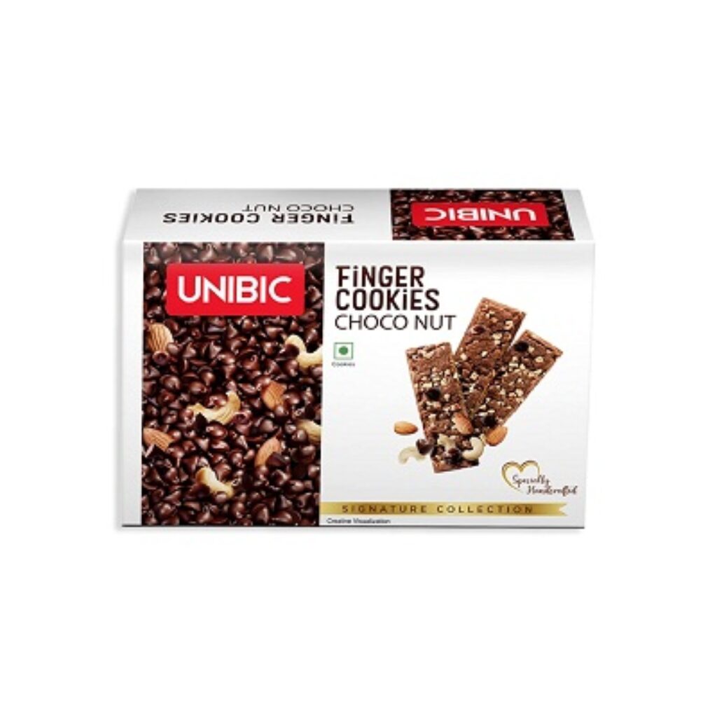 UNIBIC Cookies, Choconut Finger Cookies, 400g