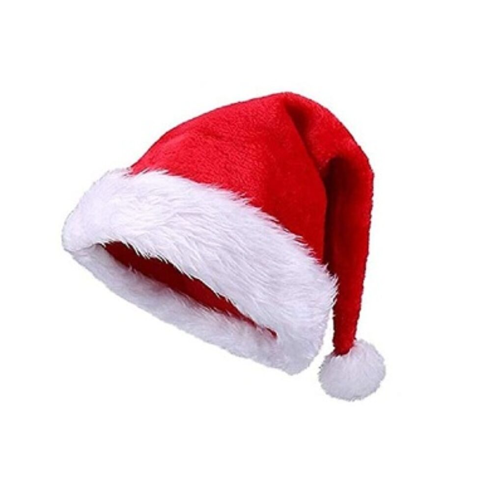 Wah!! Store Christmas Hats, Santa Claus Cotton Fur Caps