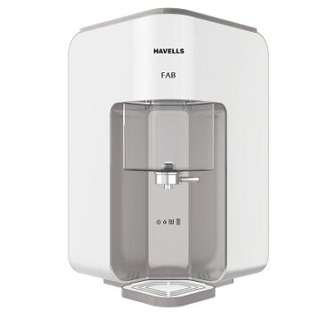 Havells Fab Water Purifier (White & Grey), RO+UV, Filter alert, Patented corner mounting, Copper+Zinc+pH Balance+Minerals, 7 stage Purification, 7L,...