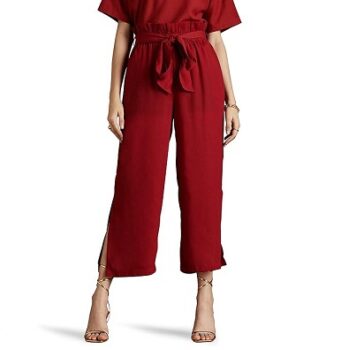 RIVER by Narendra Kumar Premium Designer Women's Solid Casual Pants