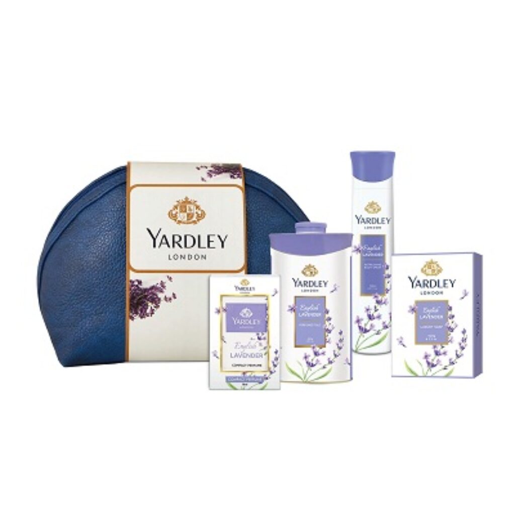 Yardley London English Lavender Range Gift Kit with Free Pouch