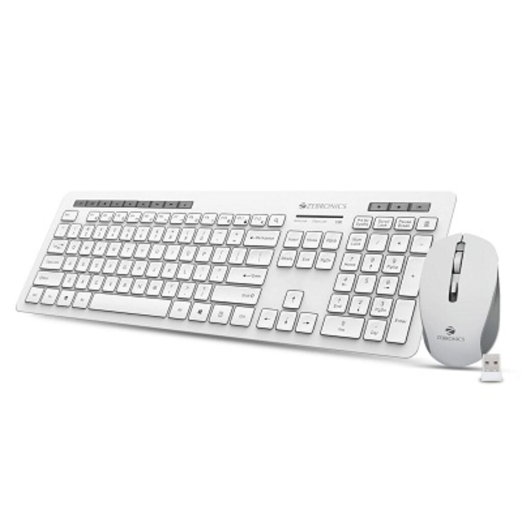 ZEBRONICS Zeb-Companion 500 2.4GHz Wireless Keyboard and Mouse Set