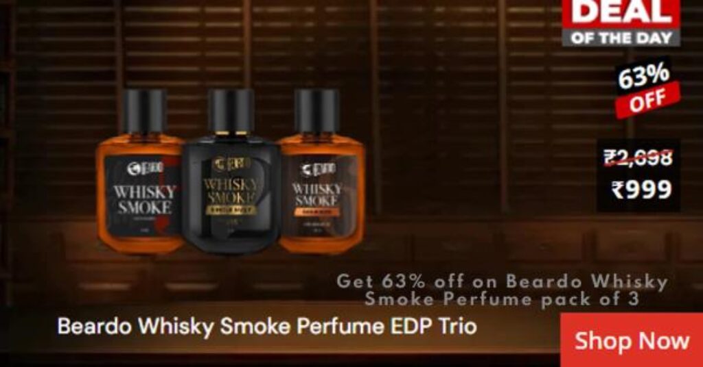 Beardo Whisky Smoke Perfume