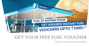 FREE Fuel Voucher Worth Up To Rs.1000