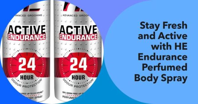 HE Active Endurance Perfumed Body Spray - Pack of 2 at Just ₹215