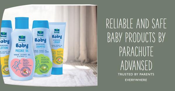 Parachute Advansed Baby Product Range