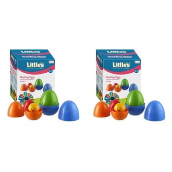 Little's Nesting Eggs I Activity Toy for Babies I Multicolor