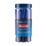 Reynolds AEROSLIM BP 25 CT JAR - BLUE | Ball Point Pen Set