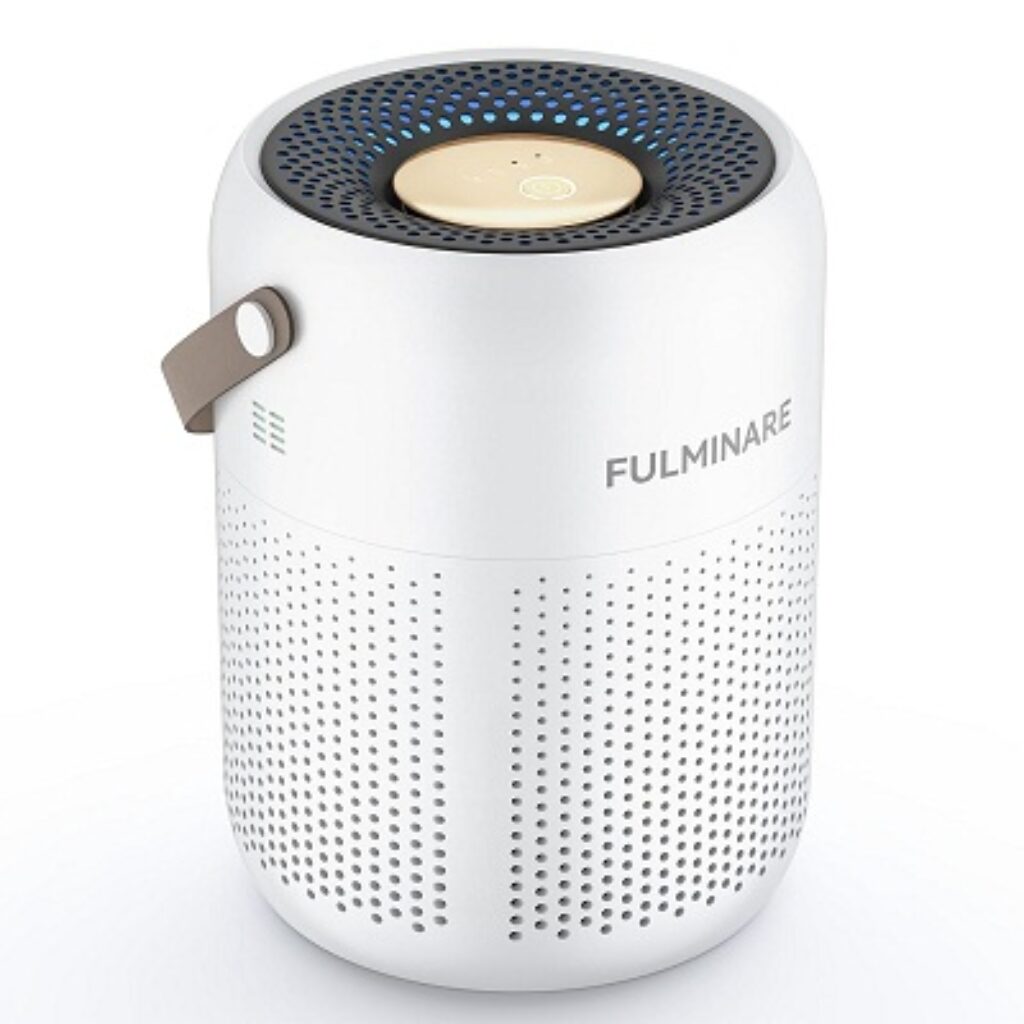 FULMINARE Air Purifiers for Home, H13 HEPA Air Purifiers with 360° Air Inlet, 3 Speeds