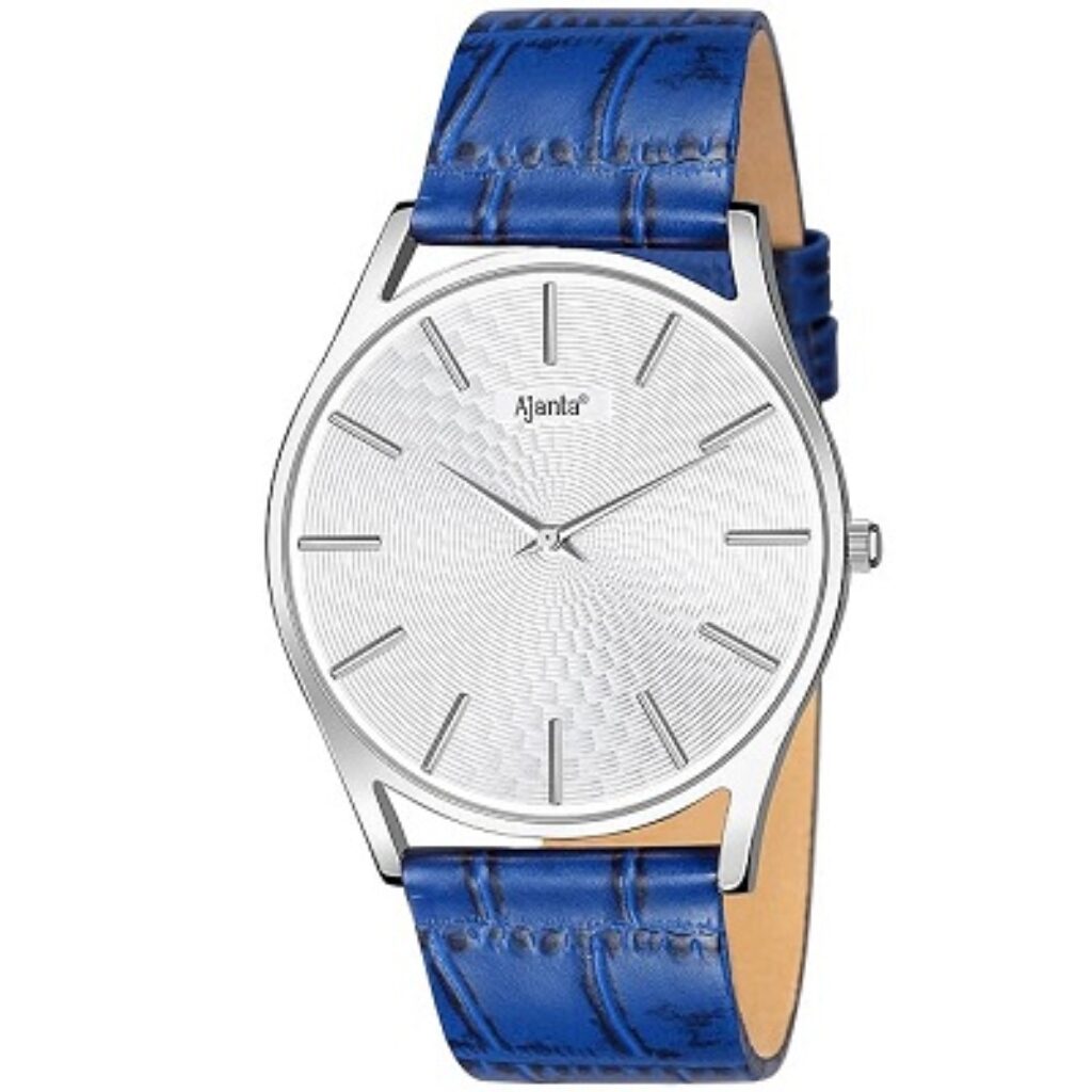 Ajanta Quartz Analogue Men's Watch (Dial Colored Strap)