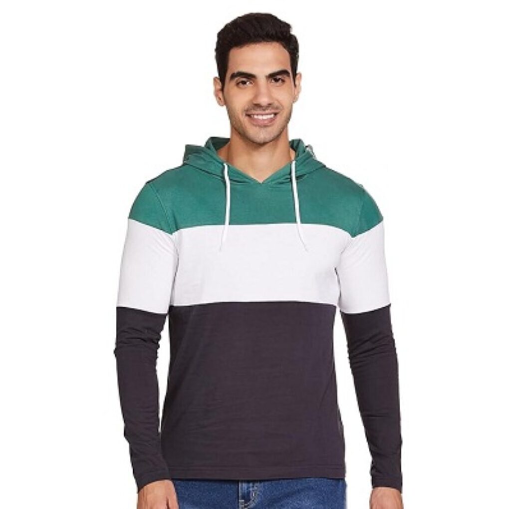 Amazon Brand - Symbol Men Regular Full Sleeve Hoddie T-Shirt