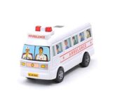 Centy Toys Mini Ambulance Pull Back Bus (Multicolor), Kid