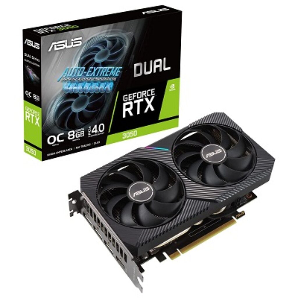 ASUS pci_e_x4 Dual GeForce RTX 3050 OC Edition 8GB GDDR6 RAM