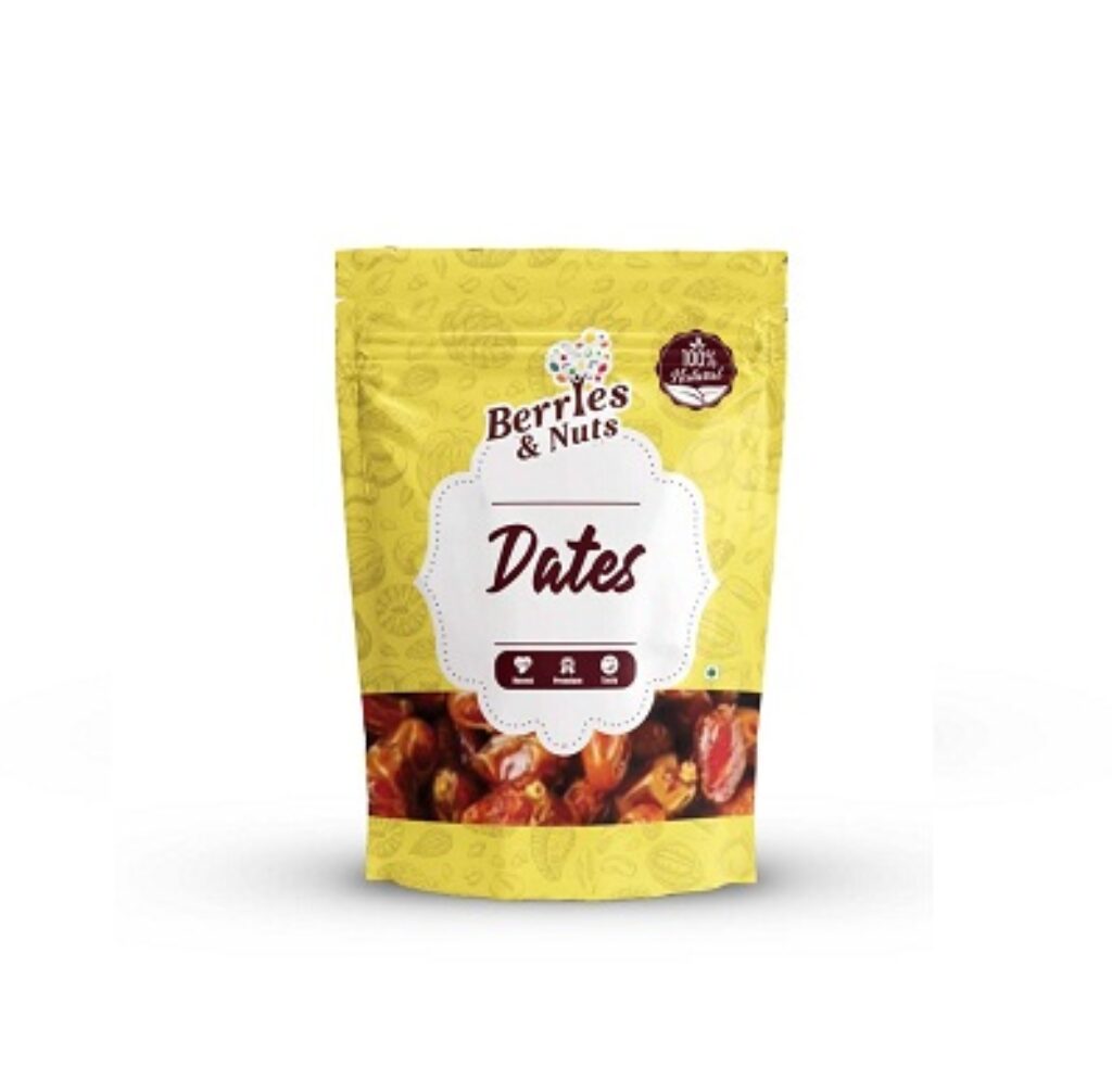 Berries And Nuts Premium Emirates Dates | Khalas Dates | 500 Grams