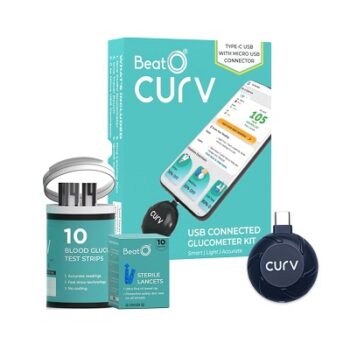 BeatO CURV Smartphone Connected Glucometer Machine