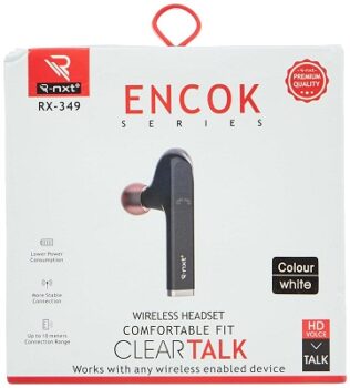 R-NXT Rx-349 Encok Series,in-Ear,Wireless,Black