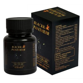 Blackk Pantherr Men's Health Boost Stamina, Enhance Male Wellness, Shilajit, Ashwagandha, Gokhru, Macca, Musli, An Ayurvedic Product