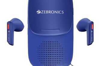 ZEBRONICS Sound Bomb X1 3-in-1 Wireless Bluetooth v5.0 In Ear Earbuds