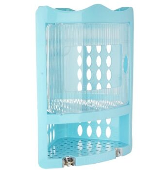 Nayasa Plastic Corner Rack (Blue)