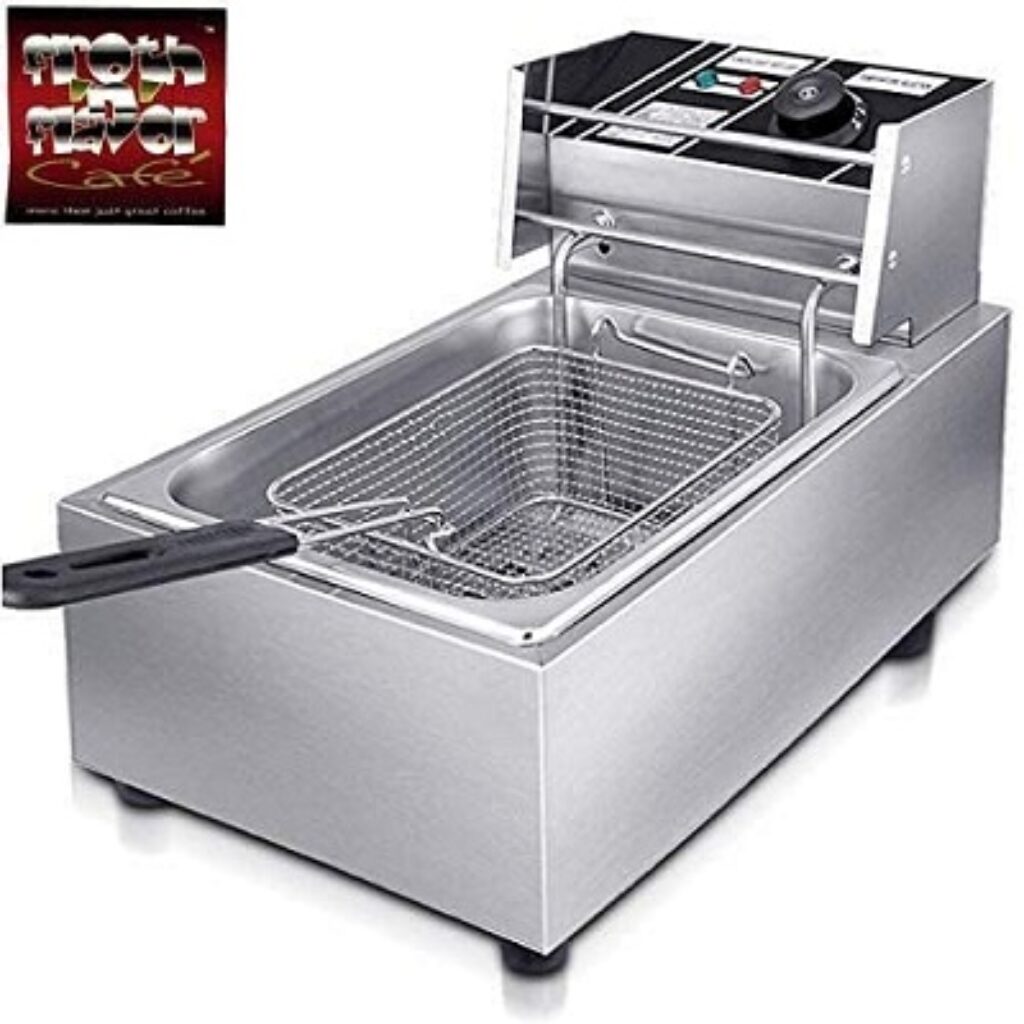 FROTH & FLAVOR Electric Deep Fryer 6 LTR Copper Element with 4 Year Warranty