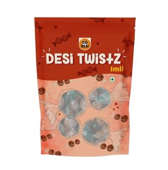GO DESi Imli Twist Candy Pouch | 200g | Imli Candy | Khatti Meethi Imli