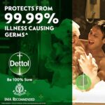 Dettol Original Germ Protection Bathing Soap Bar (345gm), 75gm + 15% Extra Free, Pack of 4