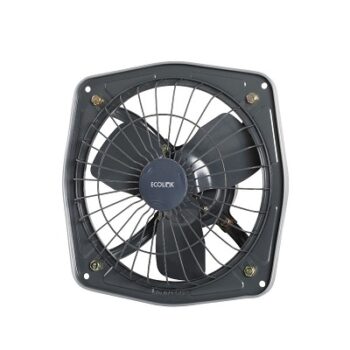 Ecolink Vento 300MM Metal Exhaust Fan for Kitchen & Bathroom | Pack of 1 (Black)