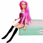 maadi Fashion Doll Toy Set with Makeup Salon Accessories Kit with Dresses Happy Girl.