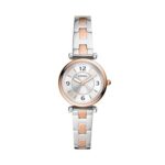 Fossil Carlie Analog Silver Dial Women's Watch-ES5201