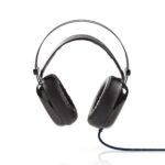 Amigo Nedis Wired Over-Ear Gaming Headset | Forced Feedback | 3.5 MM & USB Connector | LED Light | Extra Bass (Black)