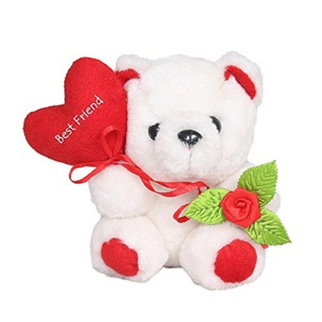 Tickles Teddy with Best Friend Heart Soft Stuffed Plush Animal Soft Toy