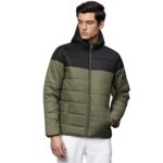 Dennis Lingo Men’s Long-Sleeve Color Block Hooded Puffer Jacket - 2 Pockets, Lightweight, Casual Winterwear for Men