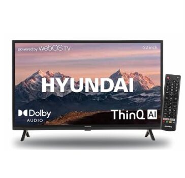 Hyundai 80 cm (32 inches) HD Ready Smart LED TV SMTHY32WSR6YI5 (Black)