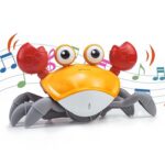 Kidology Crawling Crab Infant Tummy Time Toys | Kids Electronic Musical Light up