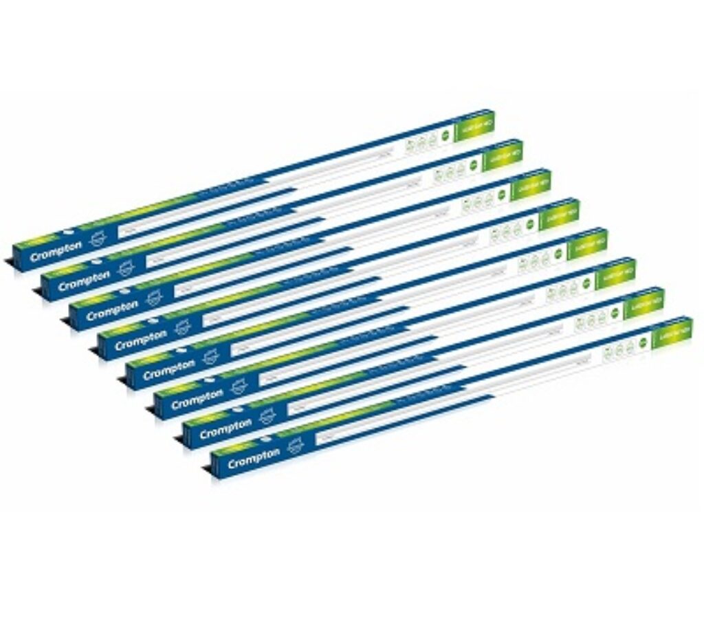 Crompton Laser Ray Neo 36W LED Batten (Warm White) - Pack of 8