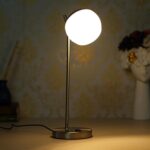 PHILIPS 581873 Floret 6W LED Table Lamp - (Metallic, Chrome, Warm White, 2700K)