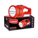 Eveready Led Rechargeable Torch Light | DL31 | Overcharge Protection | 250 Lumens | 3W Torch & 1W Sidelight| Li-Ion Battery with Charging Cable | Colour May Vary