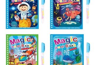 Magic Water Painting Book for Kids with Magical Water Doodle Pen,