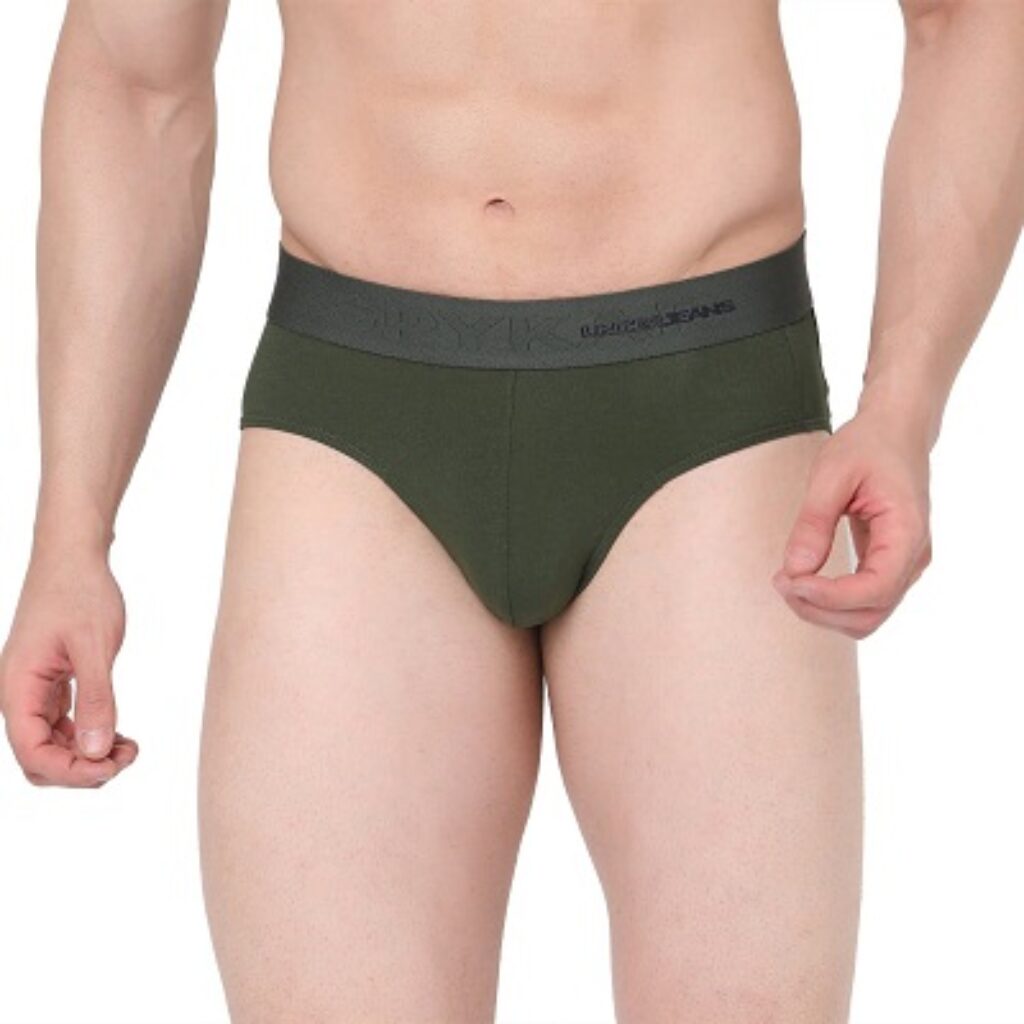 Underjeans Men Cotton Blend Brief - Pack of 2