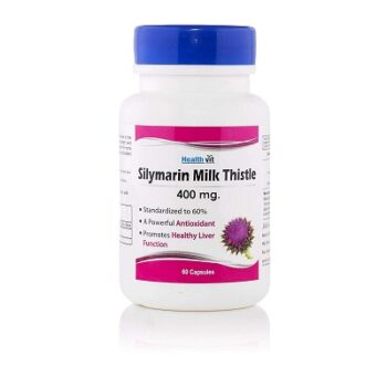 Healthvit Silymarin Milk Thistle 400mg (Standardized To 60%)