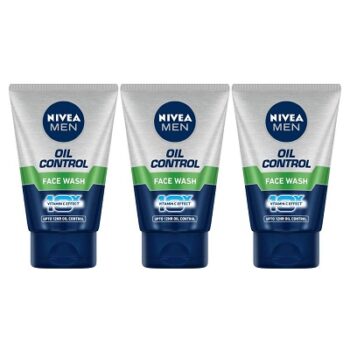Nivea Oil Control Face Wash, 100ml (Pack of 3)
