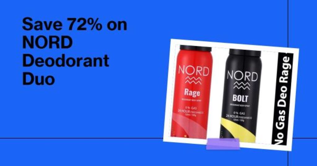 NORD Deodorant Body Spray - Rage and Bolt