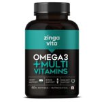 Zingavita Omega 3 Fish Oil 1000mg Capsules with Multivitamin (60 Capsules)