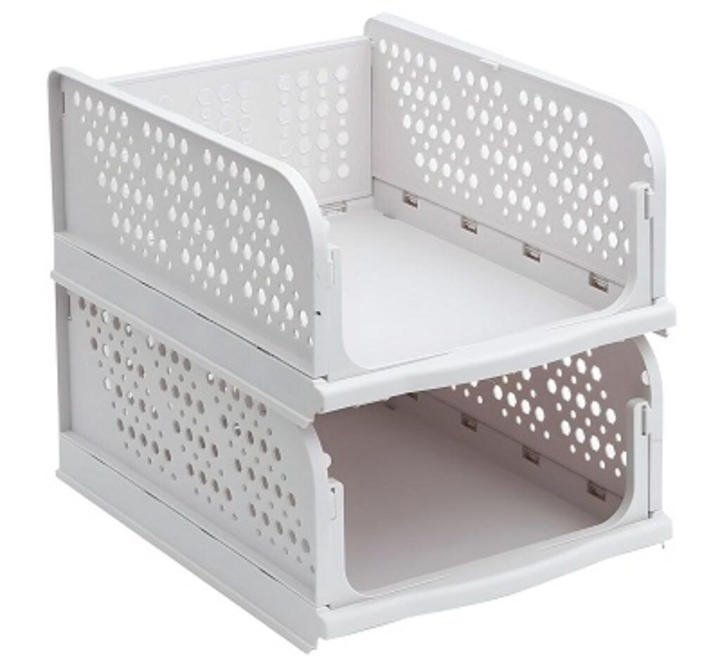 JIALTO 2 Pieces Clothes Organiser for Wardrobe,