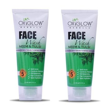 OxyGlow Herbals Neem Tulsi Face Wash-100g |for Acne prone skin