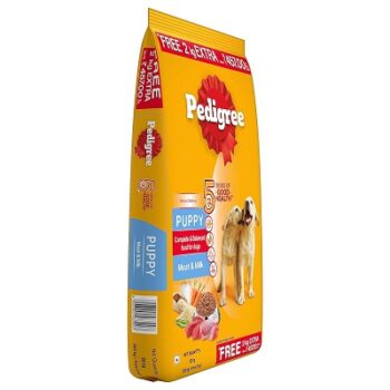 Pedigree Puppy Dry Dog Food, Meat & Milk Flavour