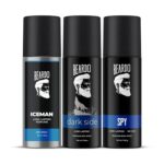 Beardo Iceman Perfume Deo Spray 150ml, Darkside Perfume Deo Spray 150ml, Spy Perfume Body Spray 120ml