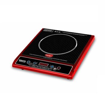 Pigeon Egnite 1800W Induction Cooktop (Black, Push Button)