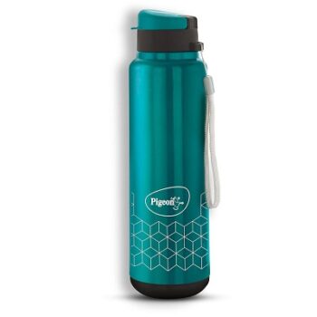 Pigeon by Stovekraft Hue Insulated Stainless Steel Sipper Bottle 750 ml Leak Proof (Blue)